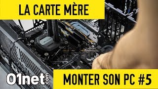 Fixer la carte mère au boîtier  MONTER SON PC 5 [upl. by Adekan]