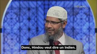 Estce Que LInde Sera Hindou Pour LÉternitéZakir Naik [upl. by Ednihek700]