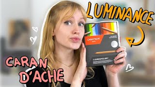 Caran dAche  LUMINANCE im Test  Die besten Buntstifte auf dem KünstlerMarkt [upl. by Leftwich]