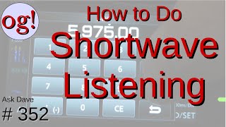 Learn About Shortwave Listening SWL for Beginners 352 [upl. by Swetiana786]