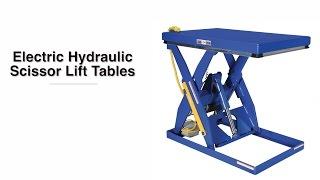 EHLT Electric Hydraulic Scissor Lift Tables [upl. by Ailed492]