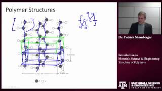 Structures of polymers Texas AampM Intro to Materials [upl. by Yliak]