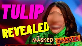 Tulip REVEALED To Be FAMOUS Celebrity Dancer  The Masked Dancer [upl. by Noyahs]