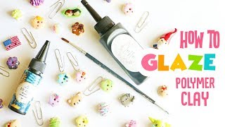 How I Glaze My Polymer Clay Charms with UV Resin [upl. by Fahy]