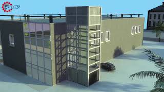 Hydraulic Lift Working Animation [upl. by Matthew]