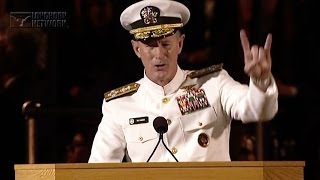 Admiral McRaven addresses the University of Texas at Austin Class of 2014 [upl. by Auqenaj]