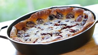 Beths Cherry Clafoutis Recipe  ENTERTAINING WITH BETH [upl. by Alliehs]