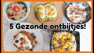 5 Recepten voor een Gezond Ontbijt  OPTIMAVITA [upl. by Carrelli]