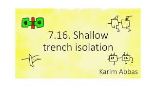 716 Shallow trench isolation [upl. by Nomis]